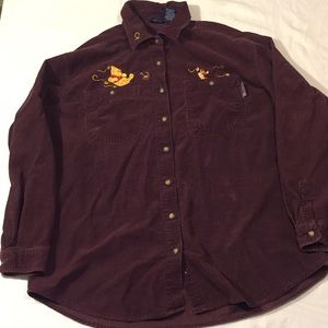 Winnie the Pooh Corduroy Embroidered Pooh Tigger